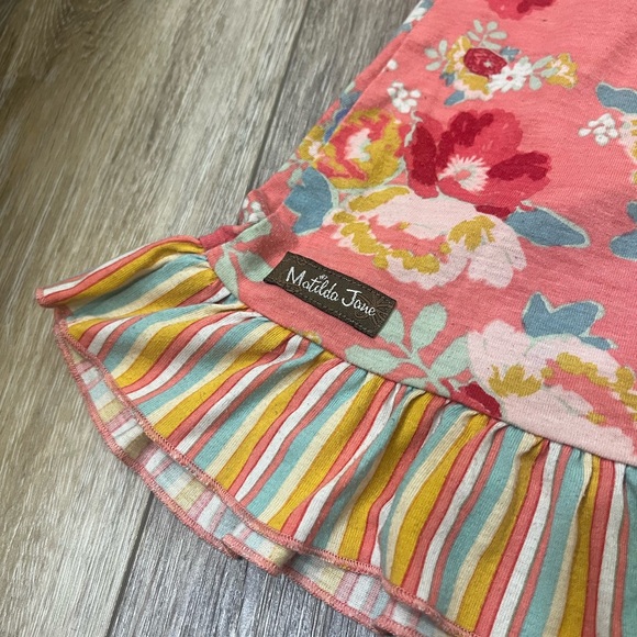 Matilda Jane Girls Floral Short Sleeve Nightgown - Picture 9 of 9